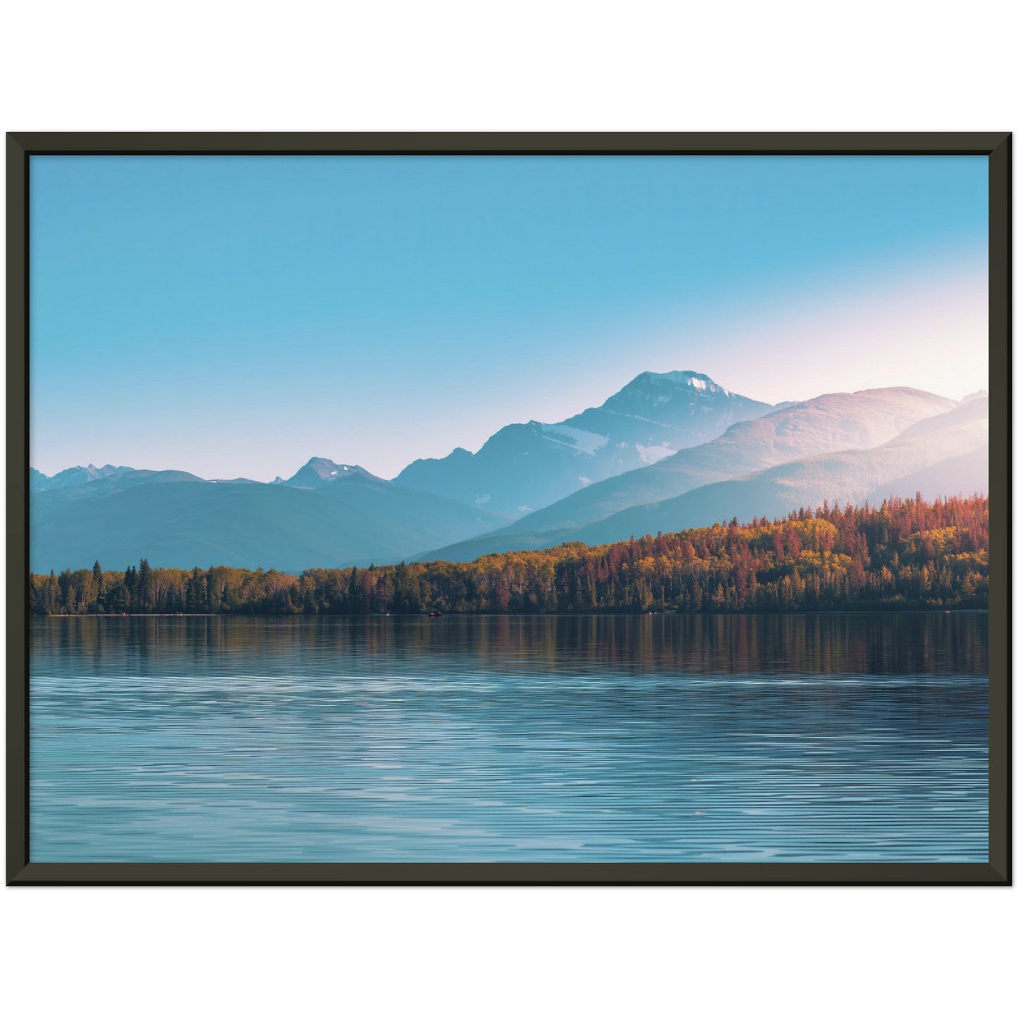 Layers of Summer - Museum-Quality Matte Paper Metal Framed Poster