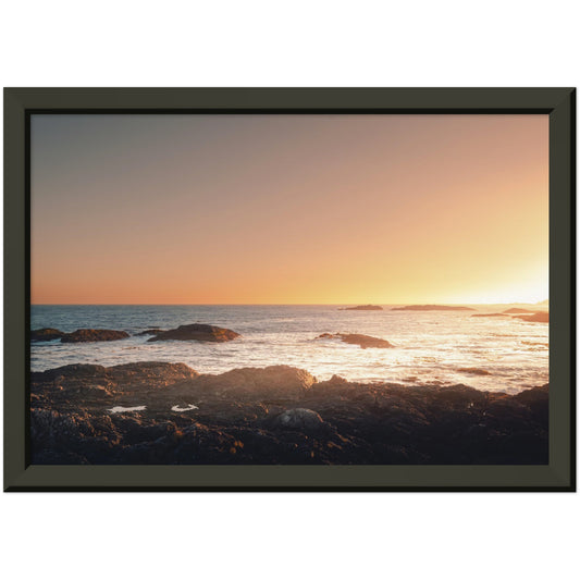 The Beach - Museum-Quality Matte Paper Metal Framed Poster