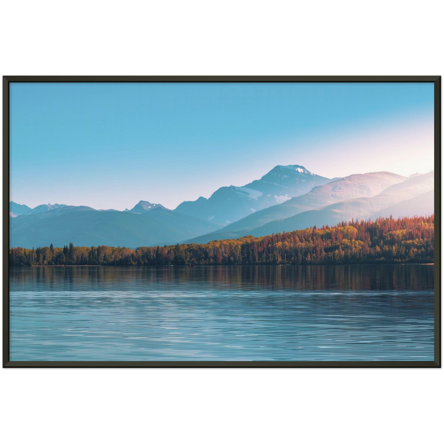 Layers of Summer - Museum-Quality Matte Paper Metal Framed Poster