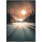 The Sun Road - Museum-Quality Matte Paper Metal Framed Poster