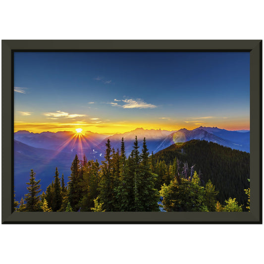 Sunset Serenity - Museum-Quality Matte Paper Metal Framed Poster