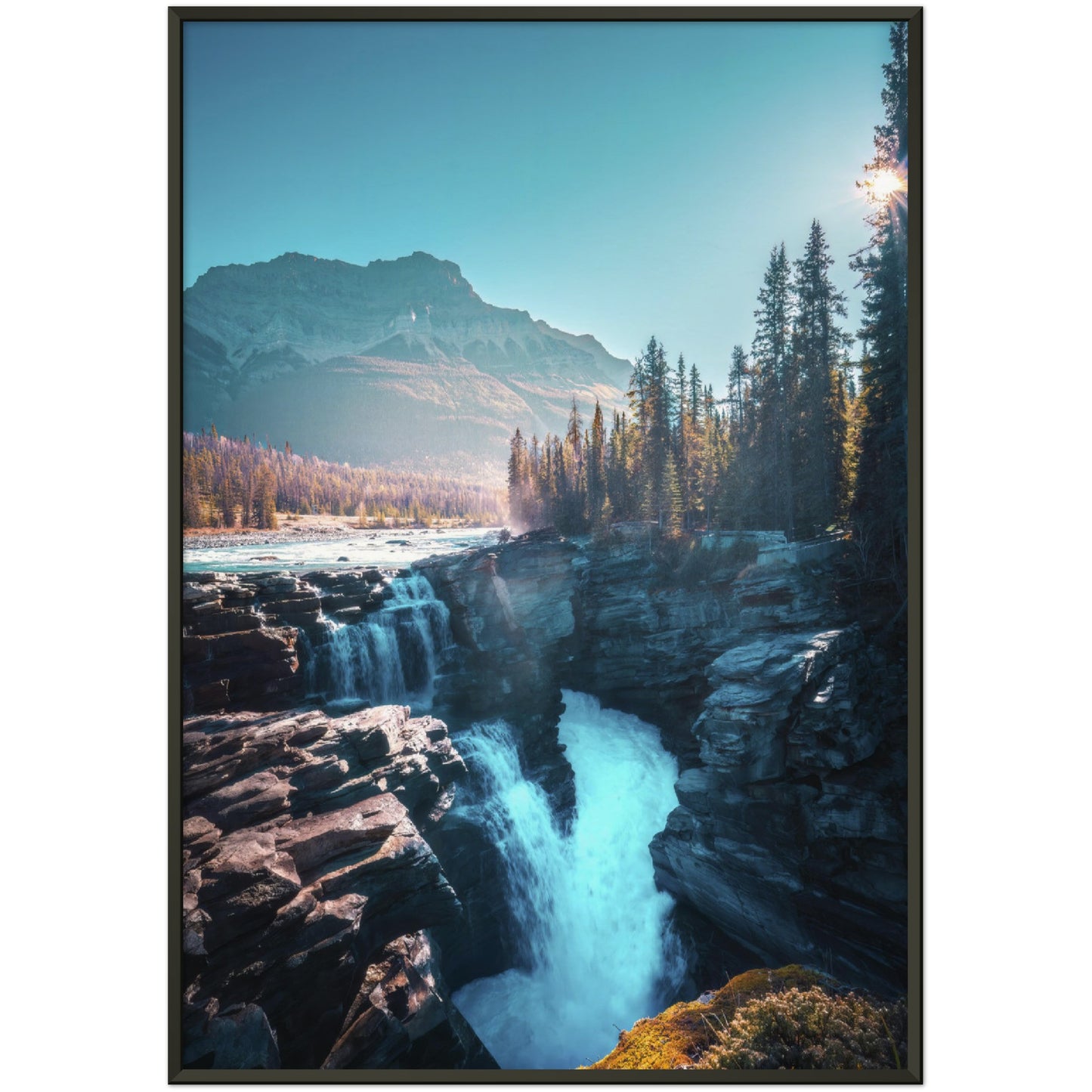 Don't Go chasing Waterfalls - Museum-Quality Matte Paper Metal Framed Poster