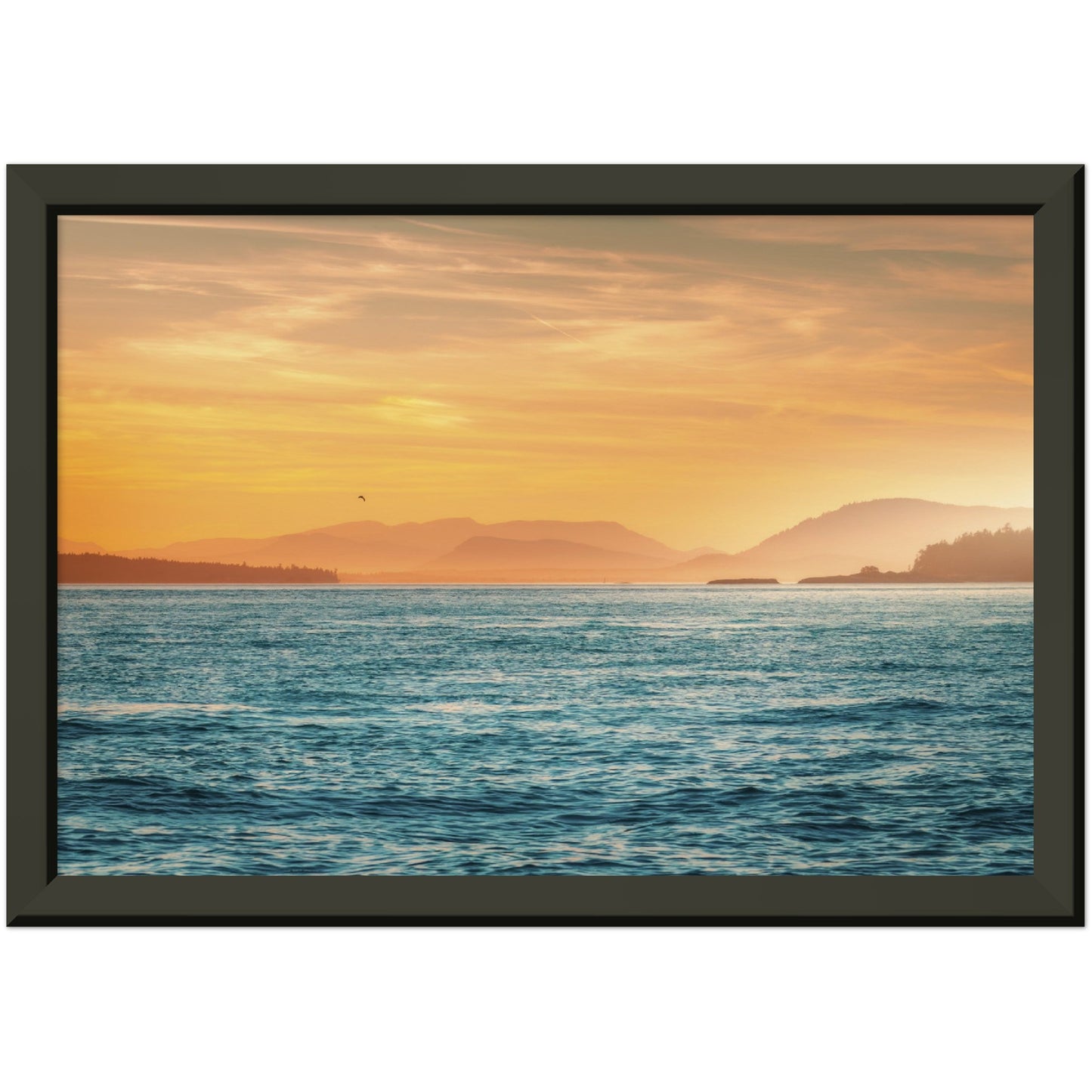 Layers of Light - Museum-Quality Matte Paper Metal Framed Poster