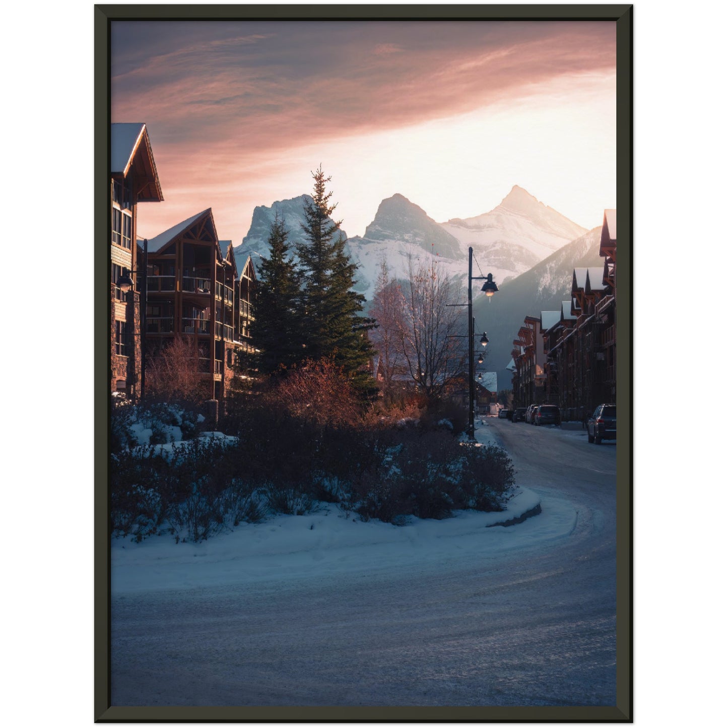 Mountain Glory - Museum-Quality Matte Paper Metal Framed Poster