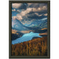 Wolf Lake - Museum-Quality Matte Paper Metal Framed Poster